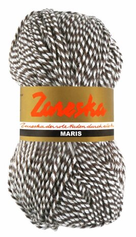 Scheepjes Scheepjes Maris | 9976 Bruin, Wit Scheepjes Scheepjes Maris | 9976 Bruin, Wit