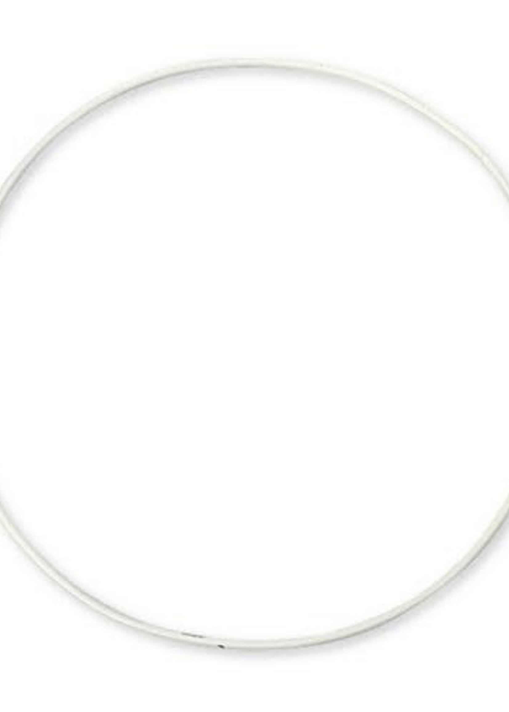 Metalen ring wit 8-120cm