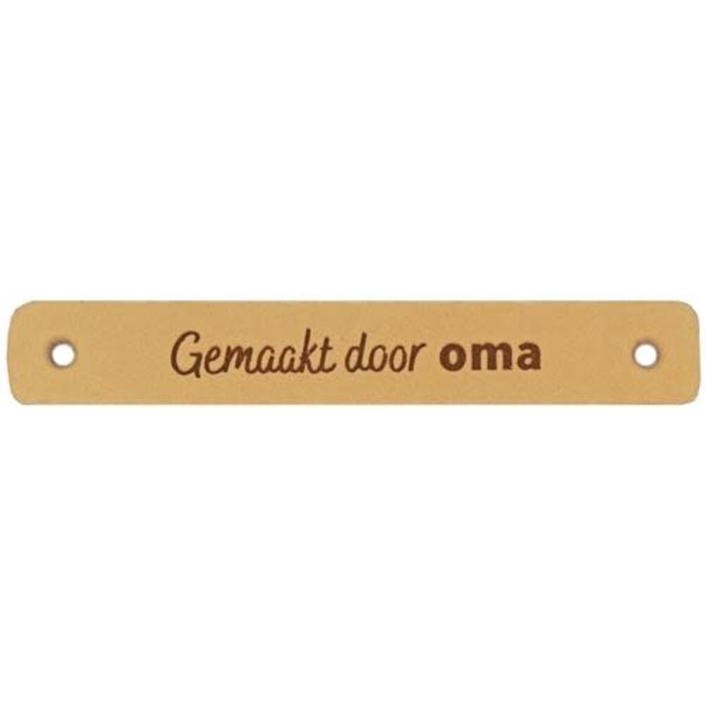 Durable Label oma  licht br 2st.