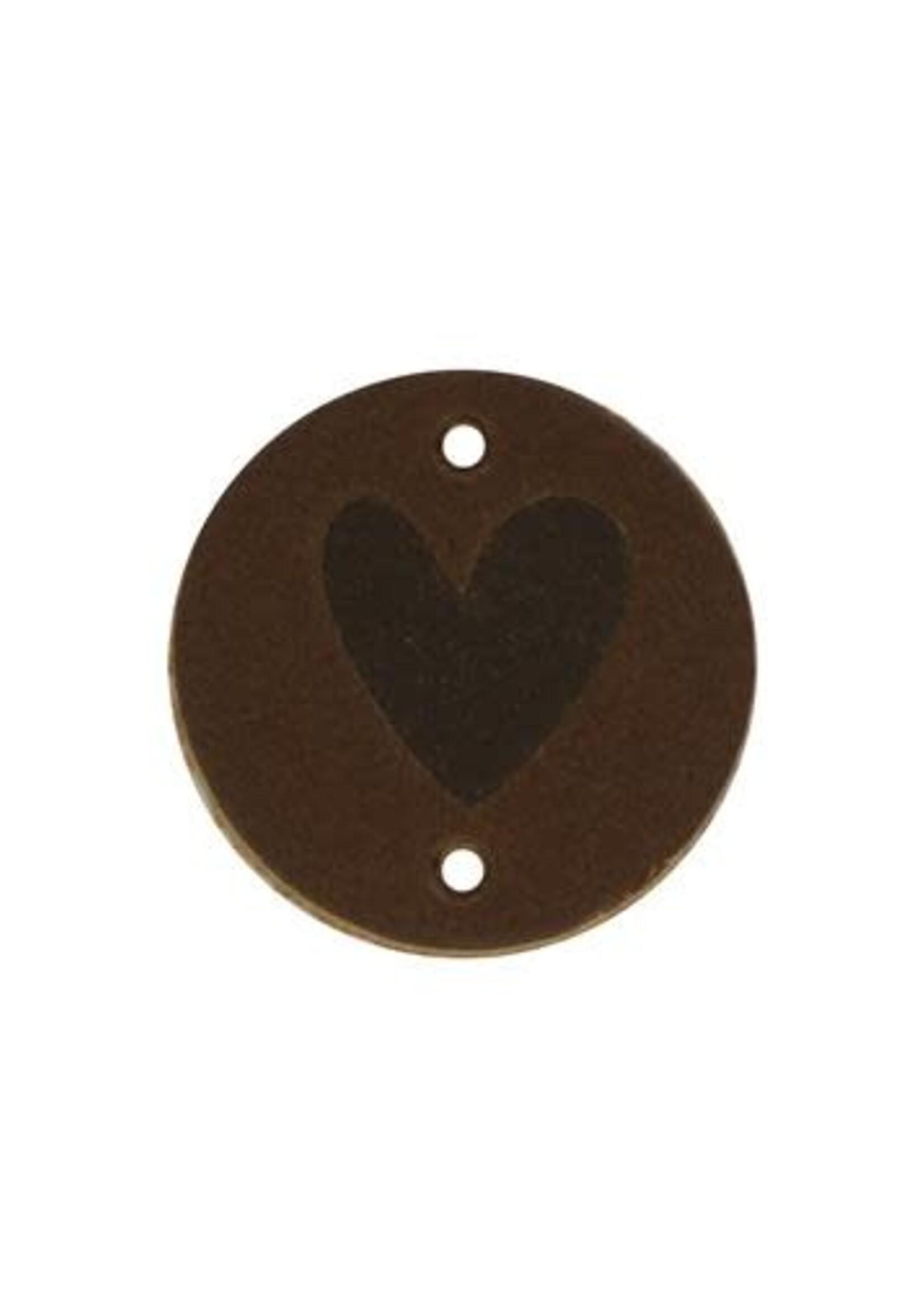 Restyle Label hart bruin
