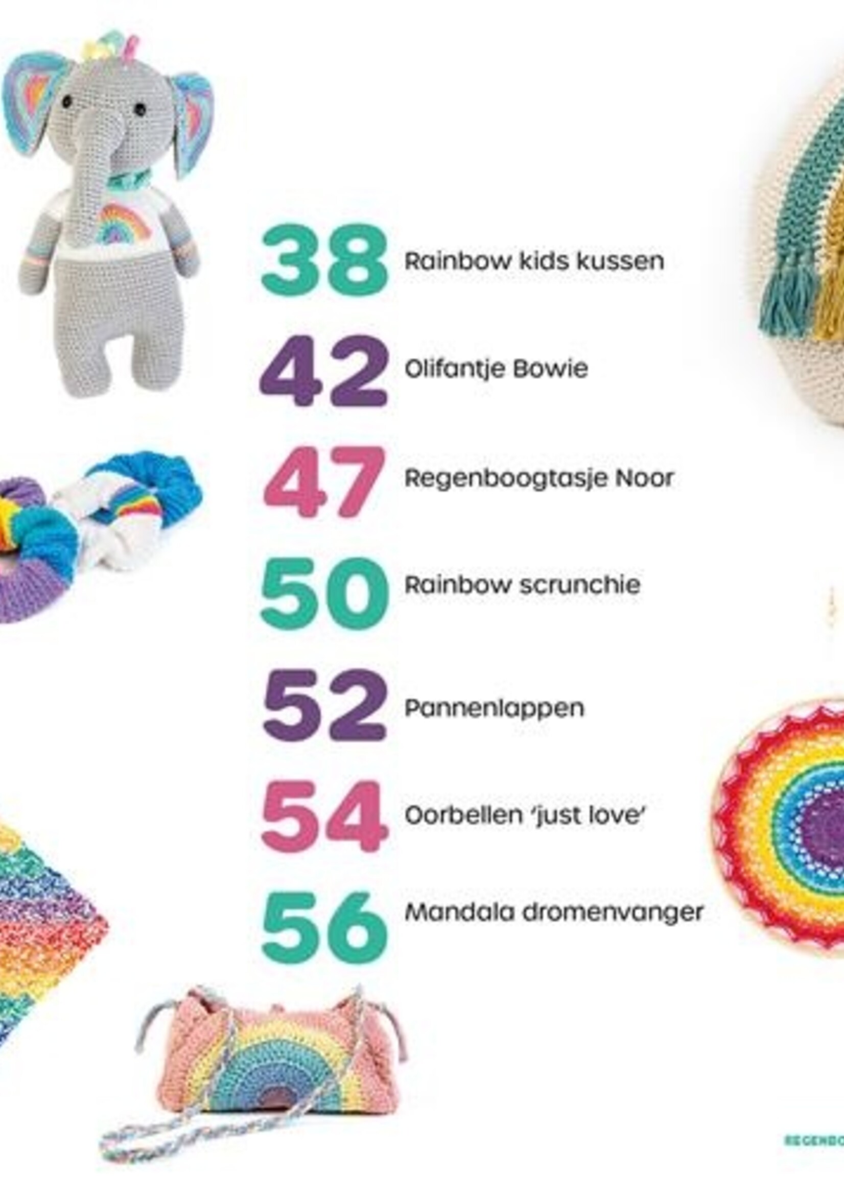 Regenbogen haken