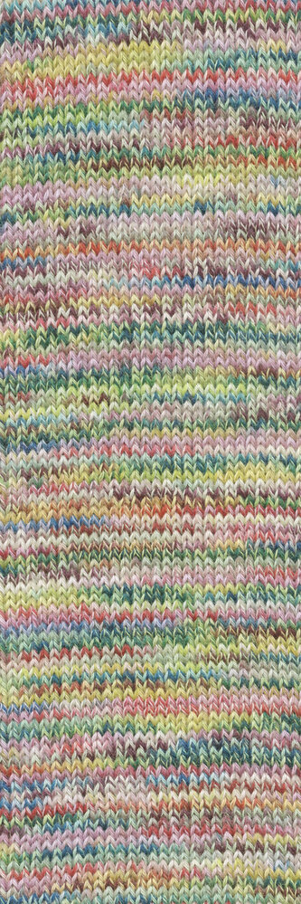 Lang Lang Yarns Footprints | 0006 groen,geel,roze