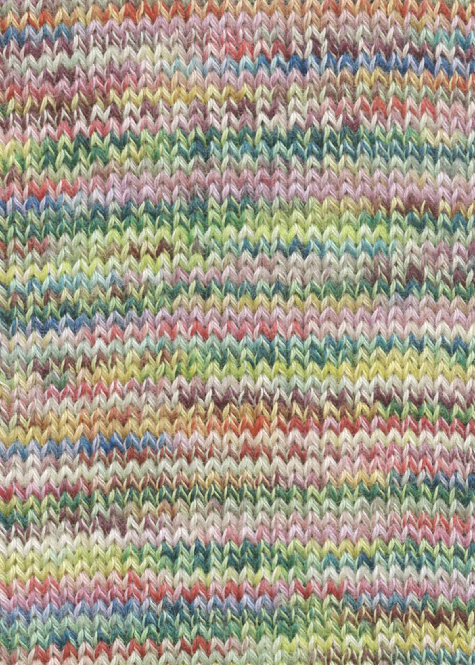 Lang Lang Yarns Footprints | 0006 groen,geel,roze