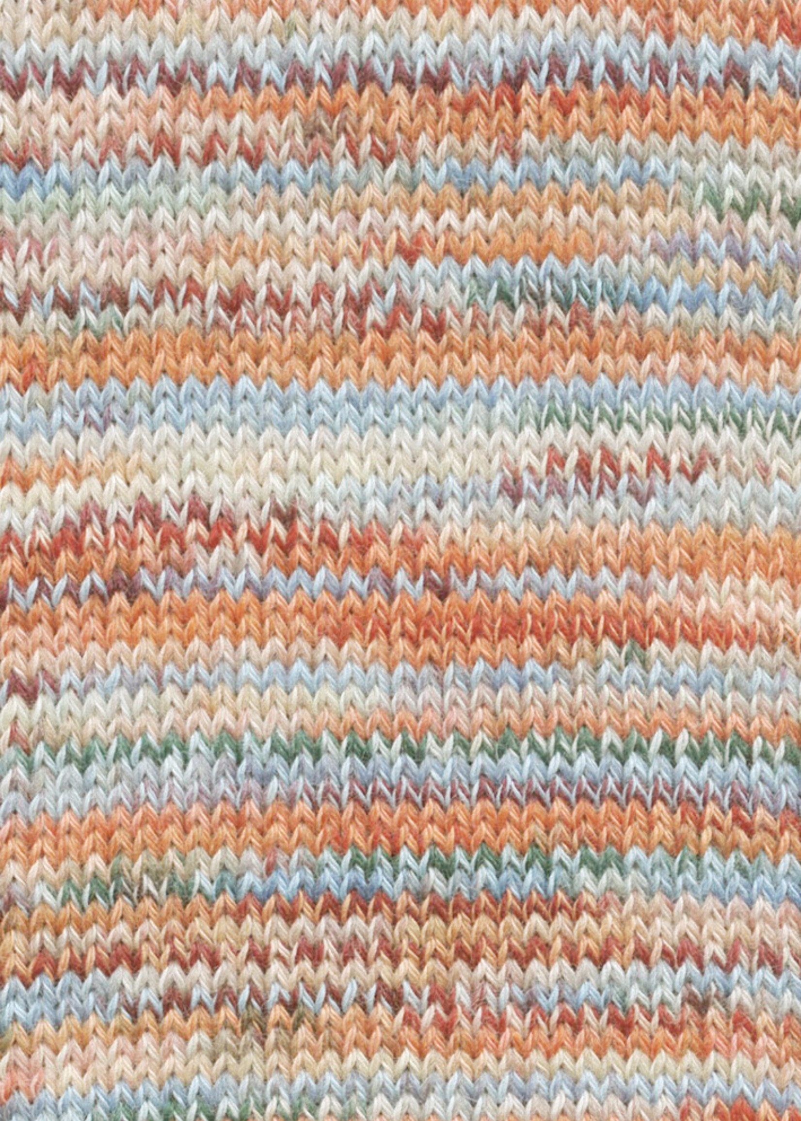 Lang Lang Yarns Footprints | 0005 oranje,blauw, groen