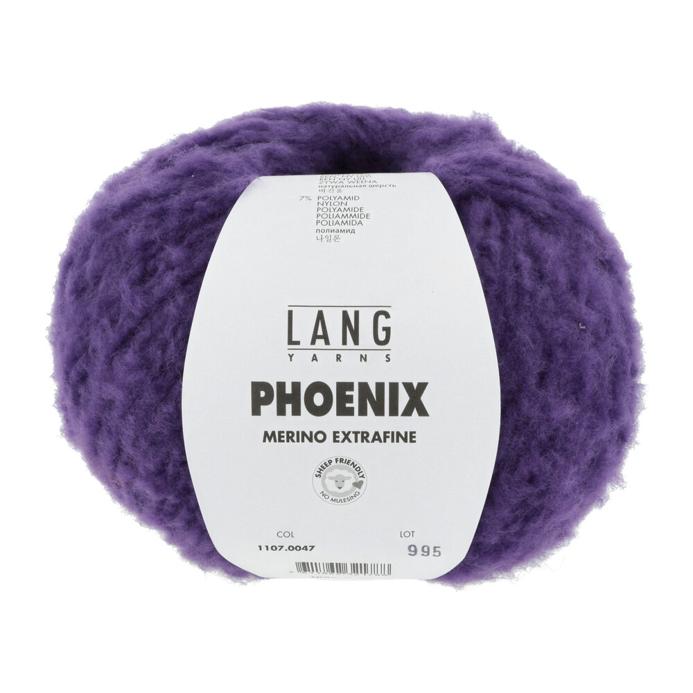 Lang Lang Yarns Phoenix | 0047 paars Lang Lang Yarns Phoenix | 0047 paars