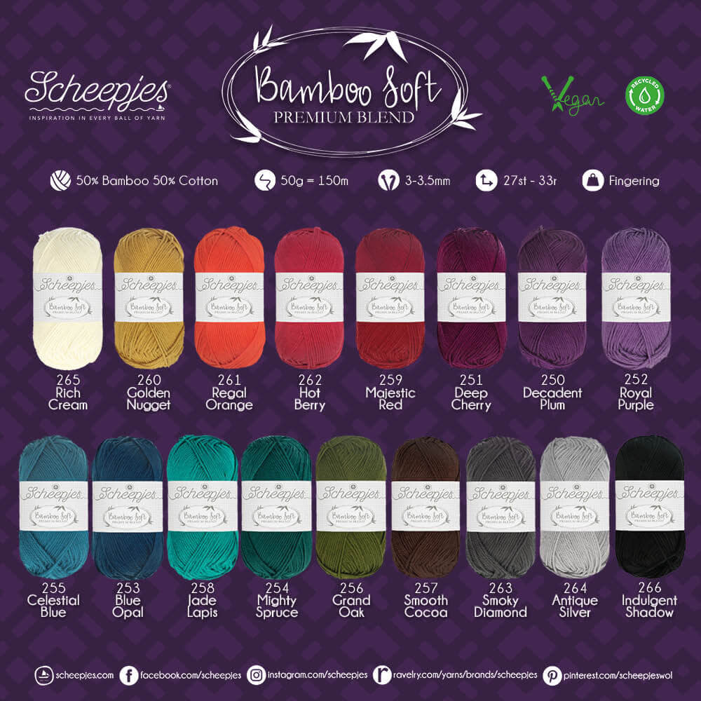 Scheepjes Scheepjes Bamboo Soft | 250 Decadent Plum Scheepjes Scheepjes Bamboo Soft | 250 Decadent Plum