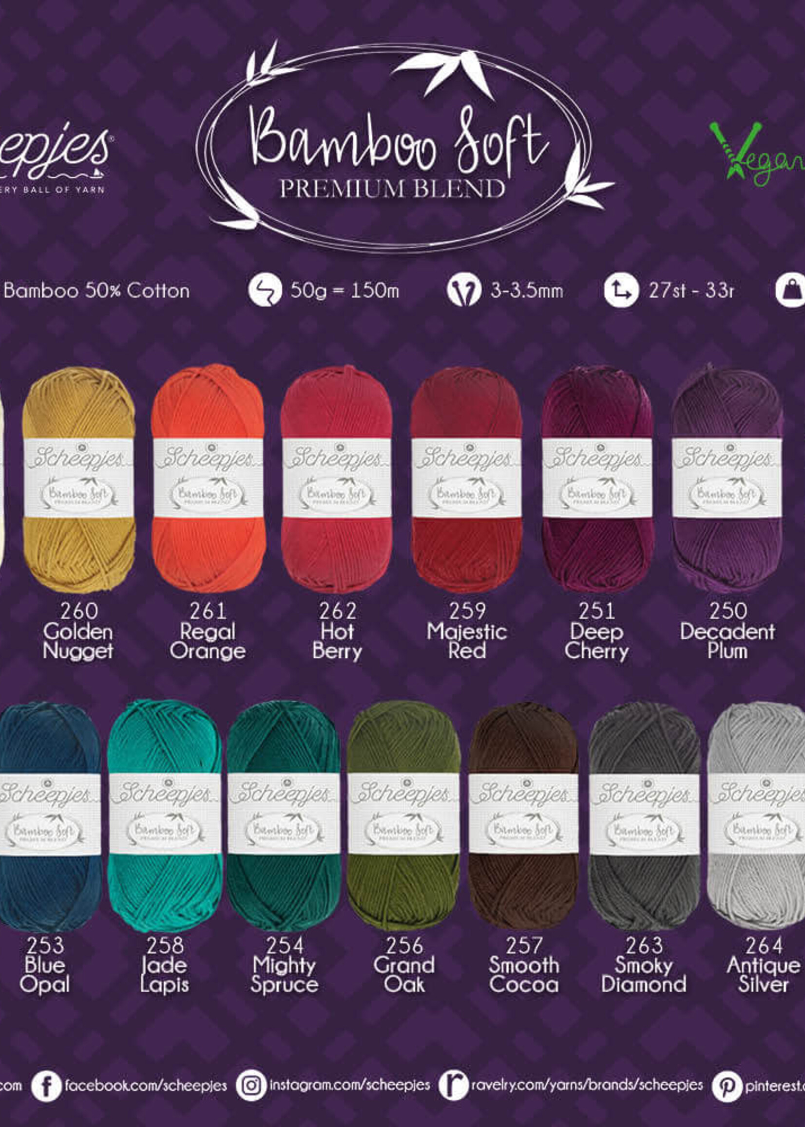 Scheepjes Scheepjes Bamboo Soft | 250 Decadent Plum