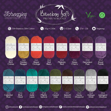 Scheepjes Scheepjes Bamboo Soft | 250 Decadent Plum Scheepjes Scheepjes Bamboo Soft | 250 Decadent Plum