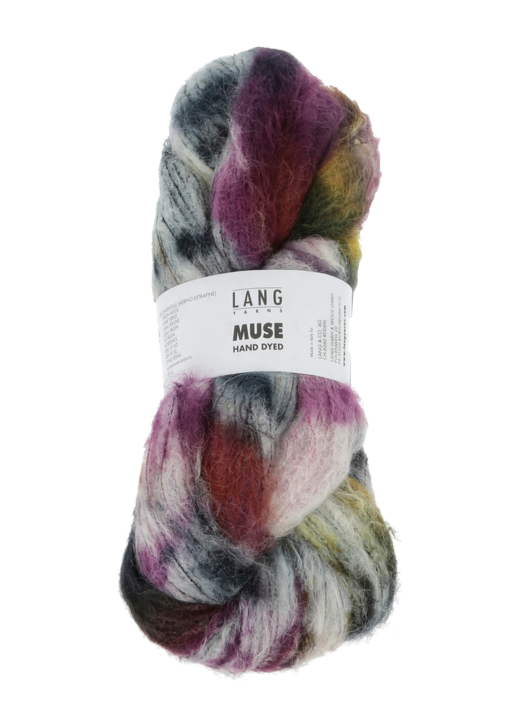 Lang Lang Yarns Muse | 0002 geel/zwart/berry