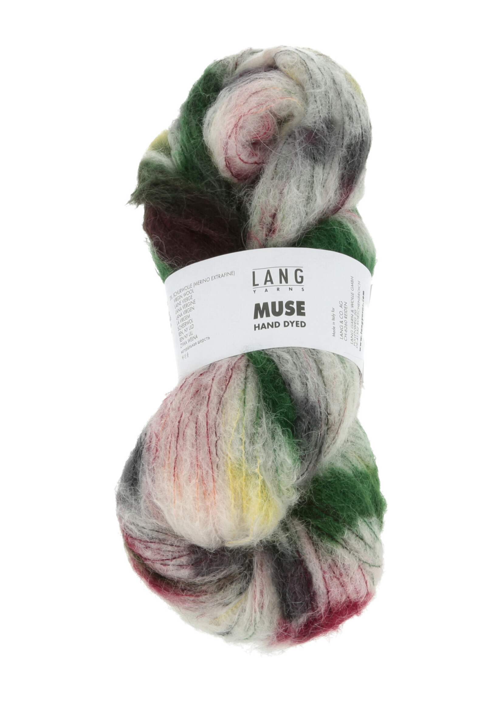 Lang Lang Yarns Muse | 0003 groen/rood/geel