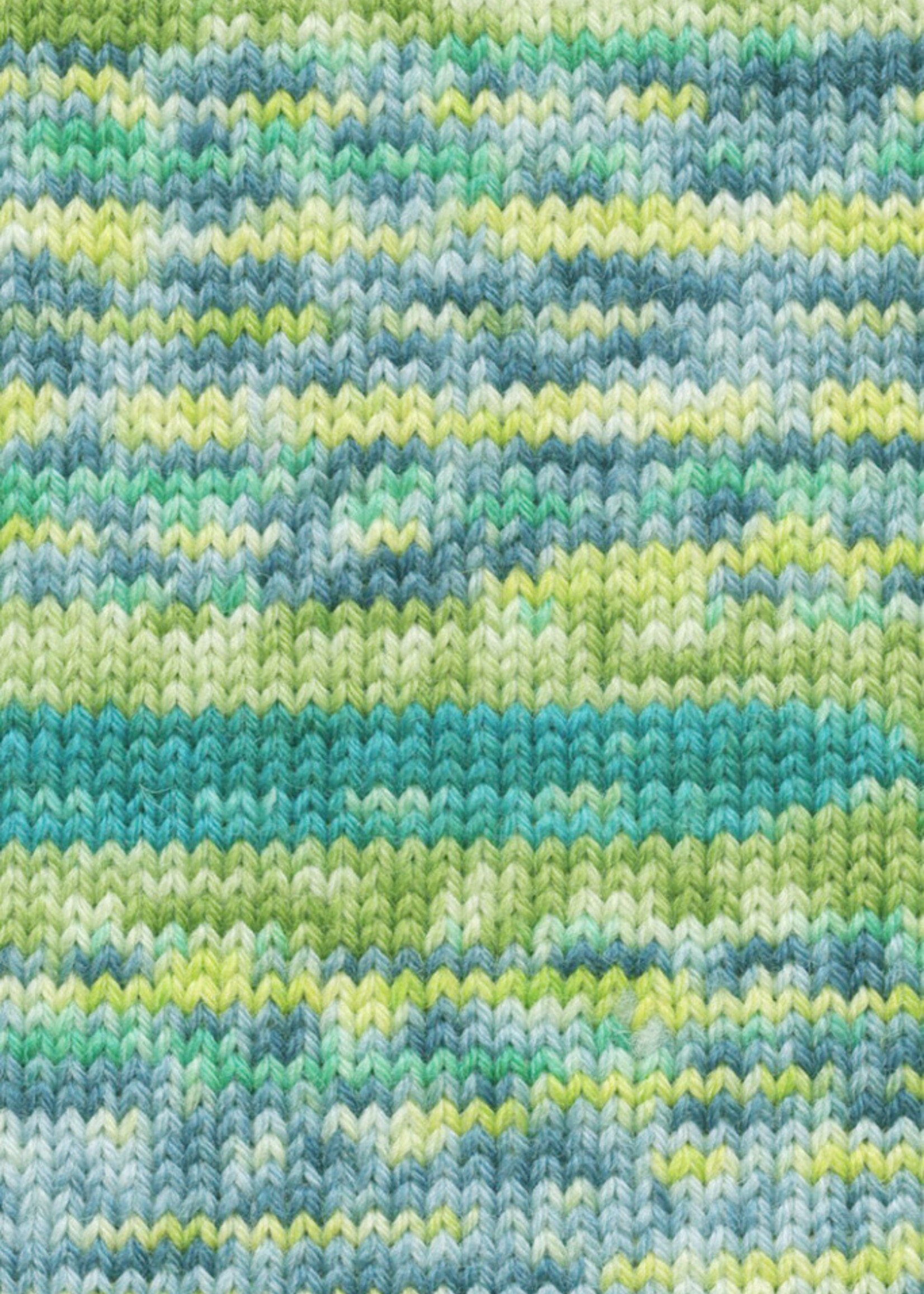 Lang Lang Yarns Move | 0005 blauw/lime/antlantic