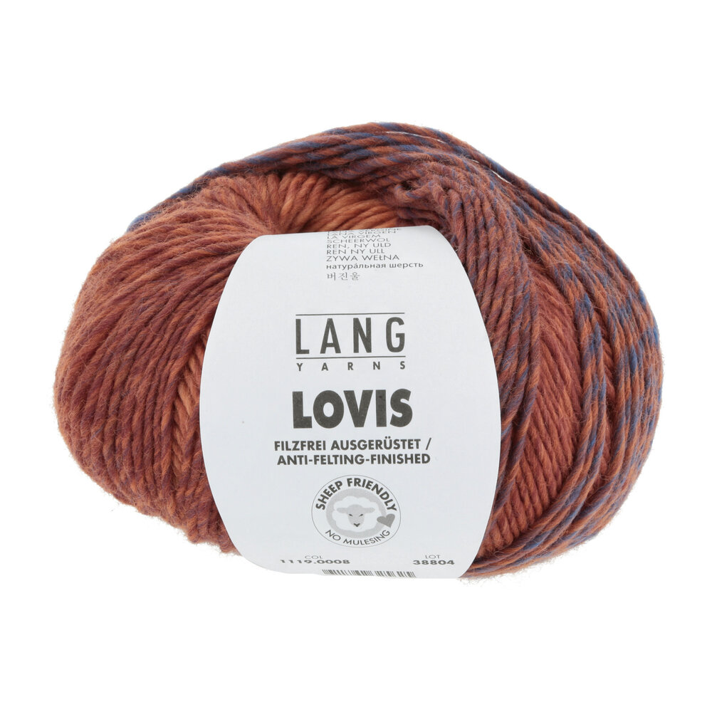 Lang Lang Yarns Lovis | 0008 oranje/groen/blauw Lang Lang Yarns Lovis | 0008 oranje/groen/blauw