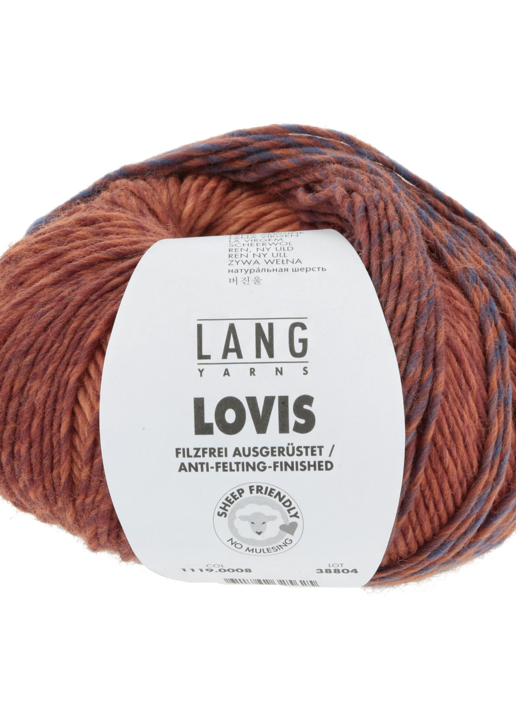 Lang Lang Yarns Lovis | 0008 oranje/groen/blauw