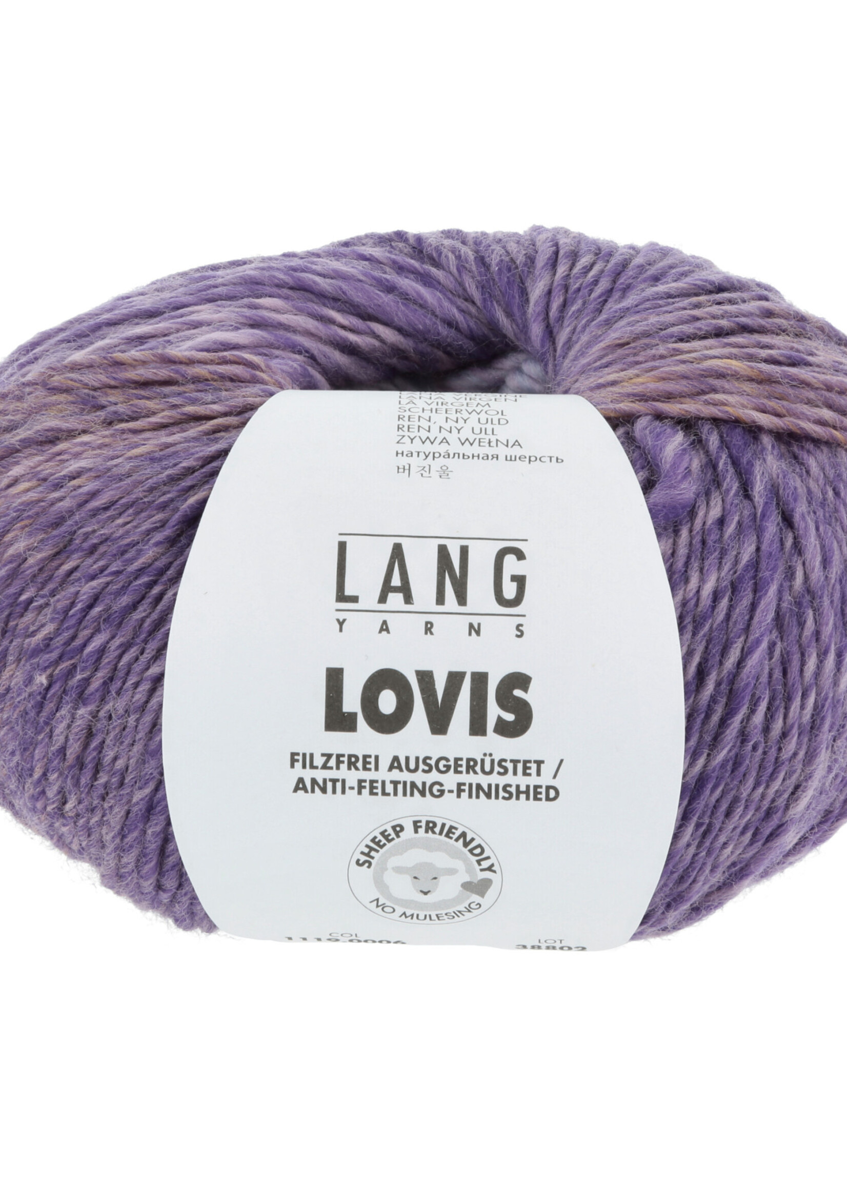 Lang Lang Yarns Lovis | 0006 safraan/lila