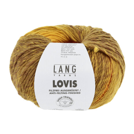 Lang Lang Yarns Lovis | 0005 geel/oranje/bruin Lang Lang Yarns Lovis | 0005 geel/oranje/bruin