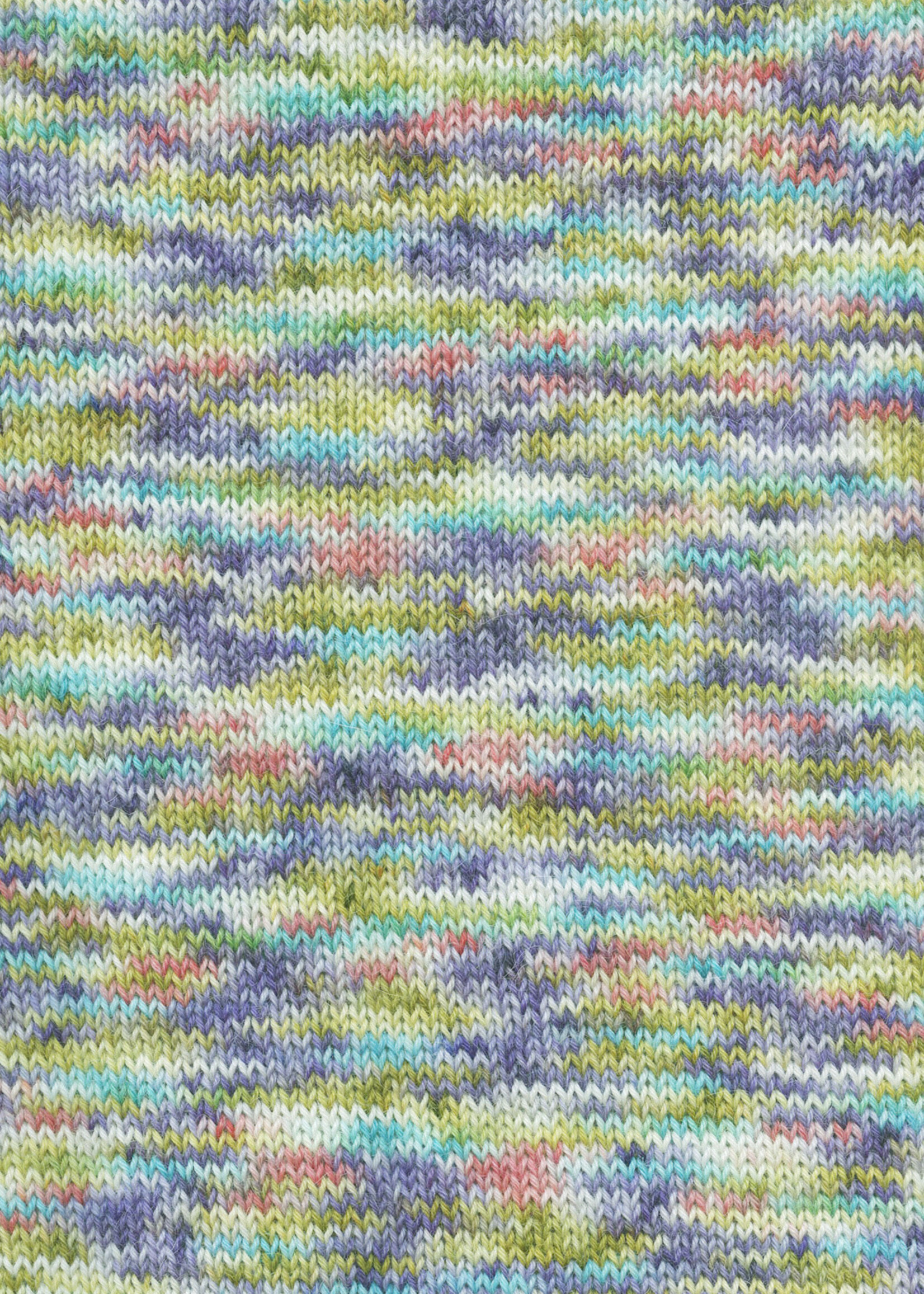 Lang Lang Yarns Alpaca Soxx Hand | 0004 lila/mosterd/turquoise