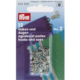 Prym Prym | haken & ogen ms 2 zilver | 263845