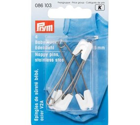 Prym Prym | babyveiligheidsspelden 55mm wit | 086103