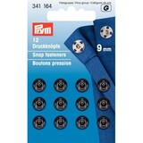 Prym Prym | aannaaidrukknopen 9mm zwart | 341164 Prym Prym | aannaaidrukknopen 9mm zwart | 341164