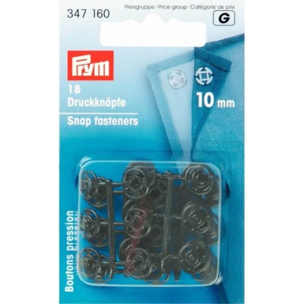 Prym Prym | aannaaidrukknopen 10 mm zwart | 347160