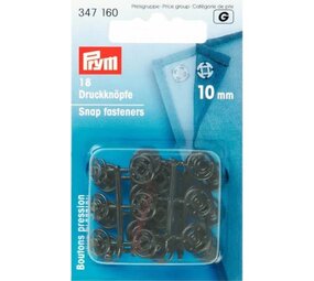 Prym Prym | aannaaidrukknopen 10 mm zwart | 347160 Prym Prym | aannaaidrukknopen 10 mm zwart | 347160