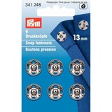Prym Prym | aannaaidrukknopen 13mm zilver | 341248 Prym Prym | aannaaidrukknopen 13mm zilver | 341248