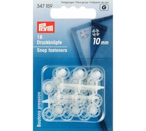 Prym Prym | aannaaidrukknopen 10 mm transparant | 347159