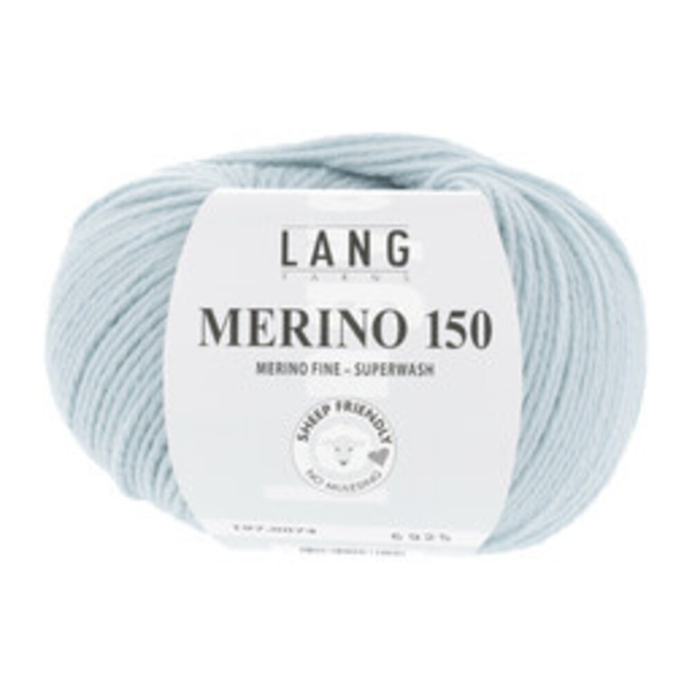Lang Lang Yarns Merino 150 | 0074 ijsblauw