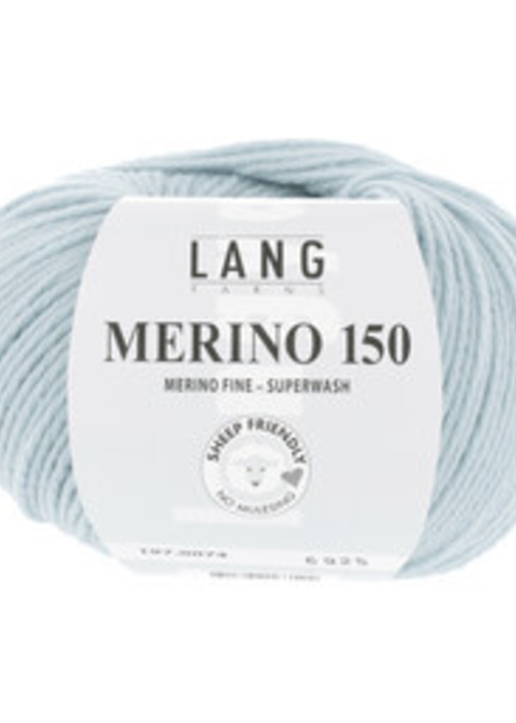 Lang Lang Yarns Merino 150 | 0074 ijsblauw