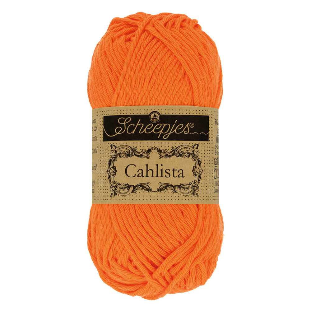 Scheepjes Scheepjes Cahlista | 281 Tangerine Scheepjes Scheepjes Cahlista | 281 Tangerine