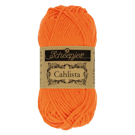 Scheepjes Scheepjes Cahlista | 281 Tangerine Scheepjes Scheepjes Cahlista | 281 Tangerine