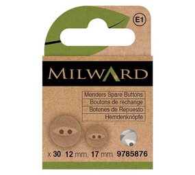Milward Blouseknopen wit Milward Blouseknopen wit