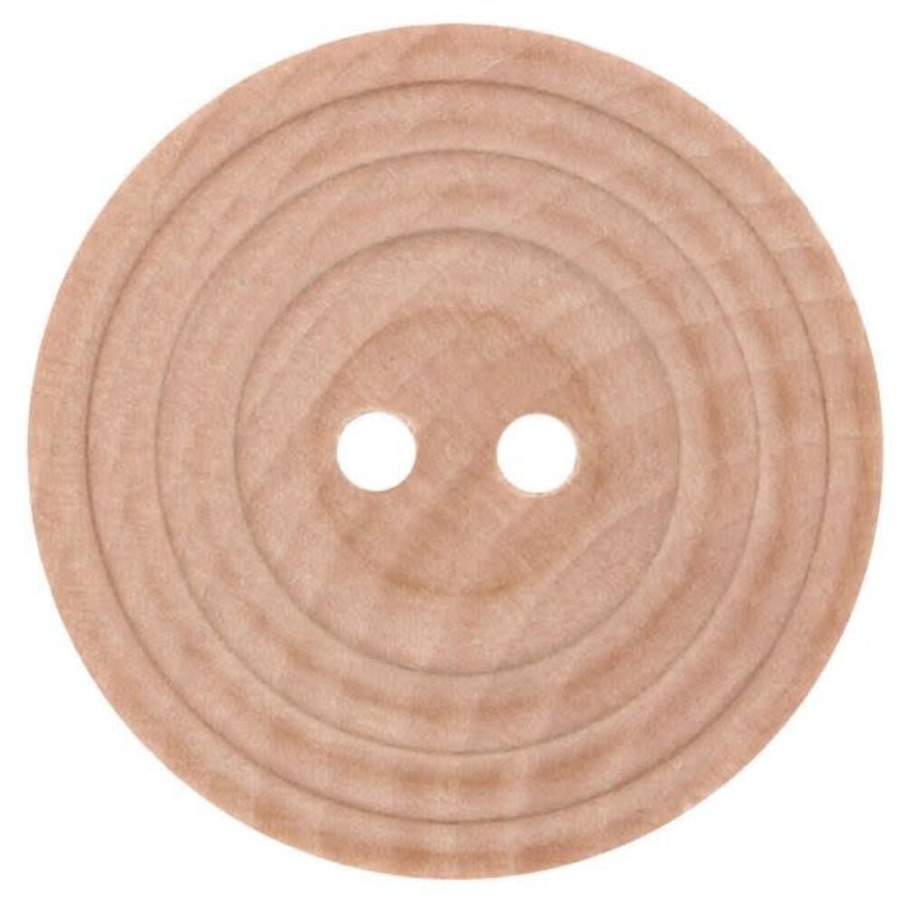 Houten knoop met rand 28mm Houten knoop met rand 28mm