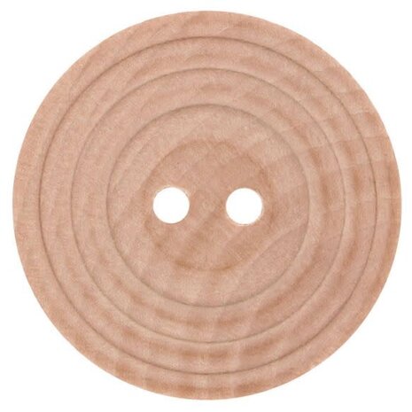 Houten knoop met rand 28mm Houten knoop met rand 28mm