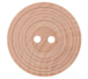 Houten knoop met rand 40mm Houten knoop met rand 40mm