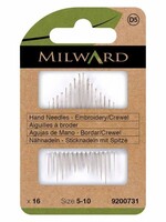 Milward Crewelnaalden staal nr.5-10