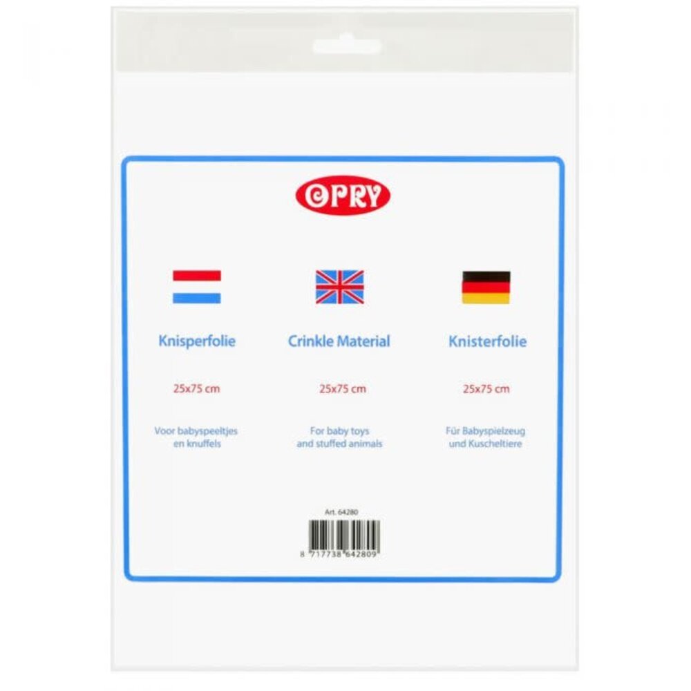 Opry Knisperfolie 25x75cm Opry Knisperfolie 25x75cm