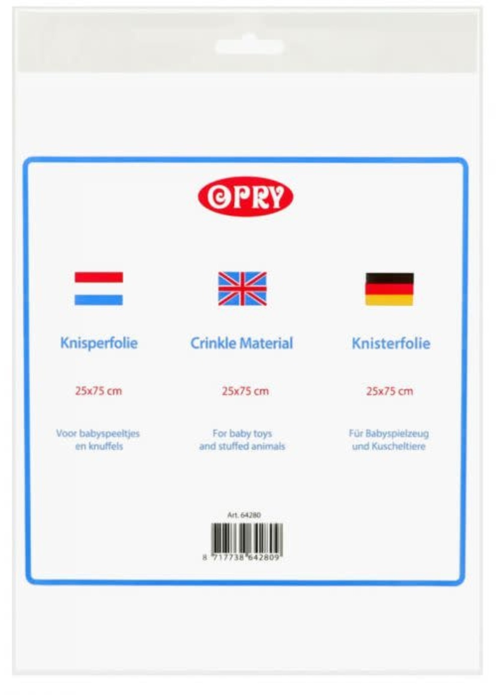 Opry Knisperfolie 25x75cm