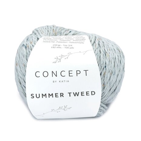 Katia Katia Summer Tweed | 75 licht blauw Katia Katia Summer Tweed | 75 licht blauw