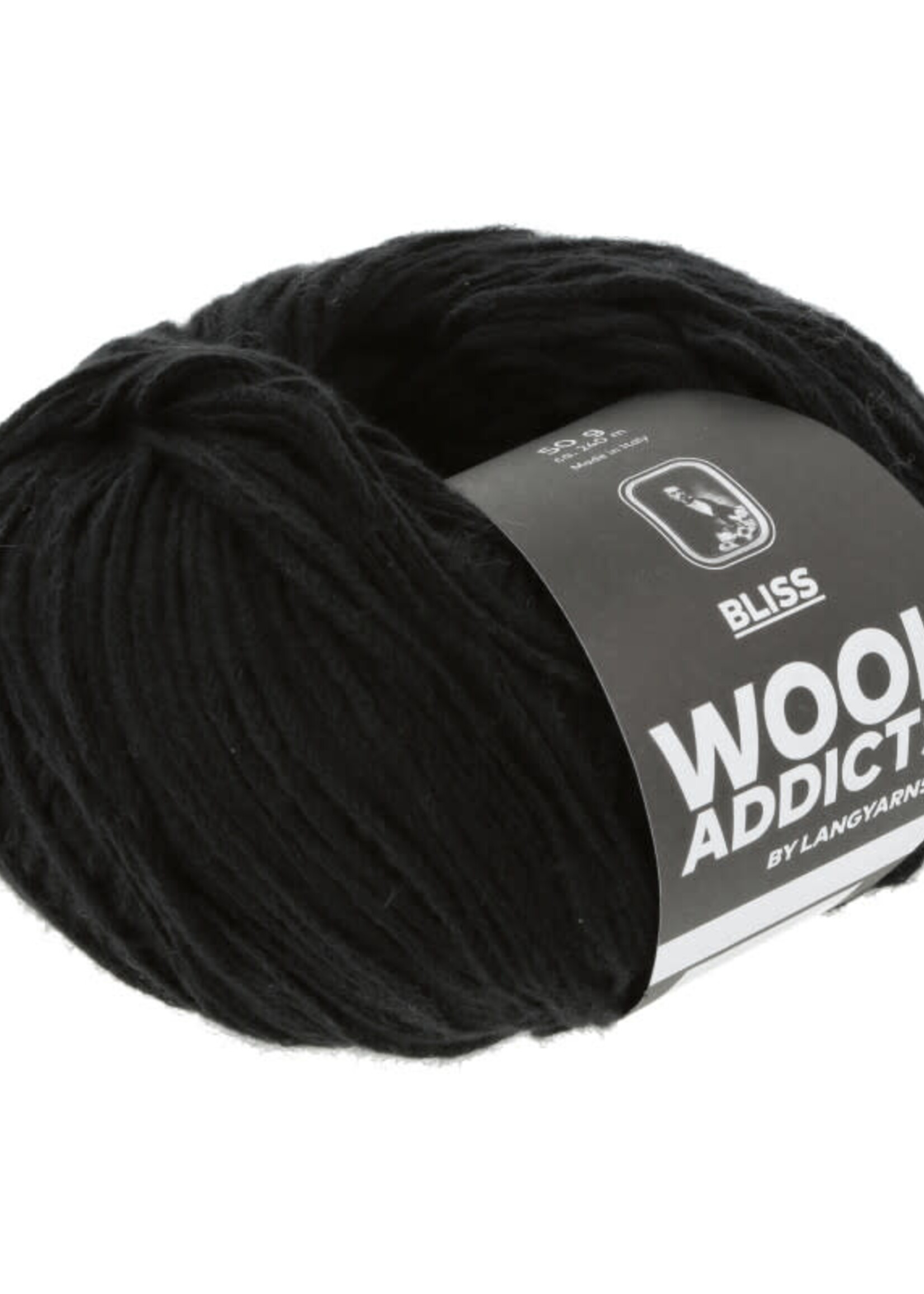 Lang Lang Yarns Bliss - Wooladdicts | 0004 zwart