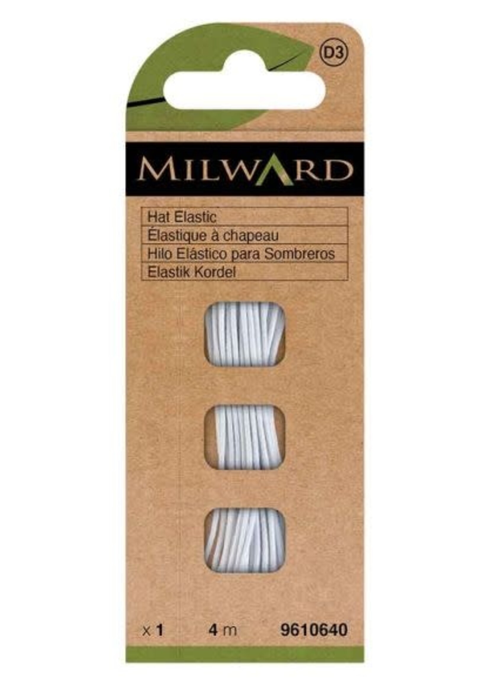 Milward Hoedenelastiek wit - 4m