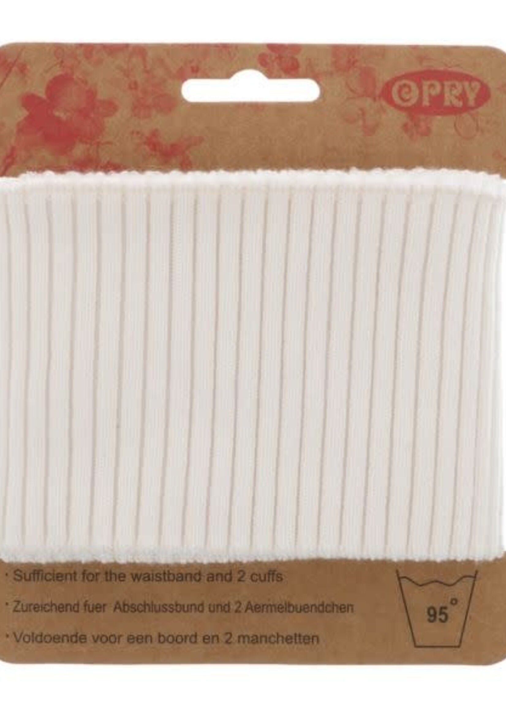 Opry Opry boord en manchetten elastisch 70mm-1,1m