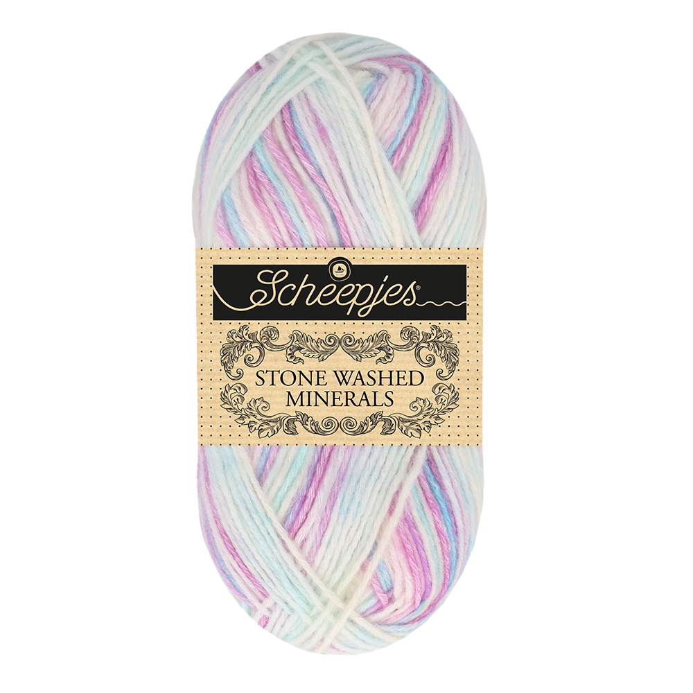 Scheepjes Scheepjes Stone Washed Minerals | 907 Amethyst Mist Scheepjes Scheepjes Stone Washed Minerals | 907 Amethyst Mist