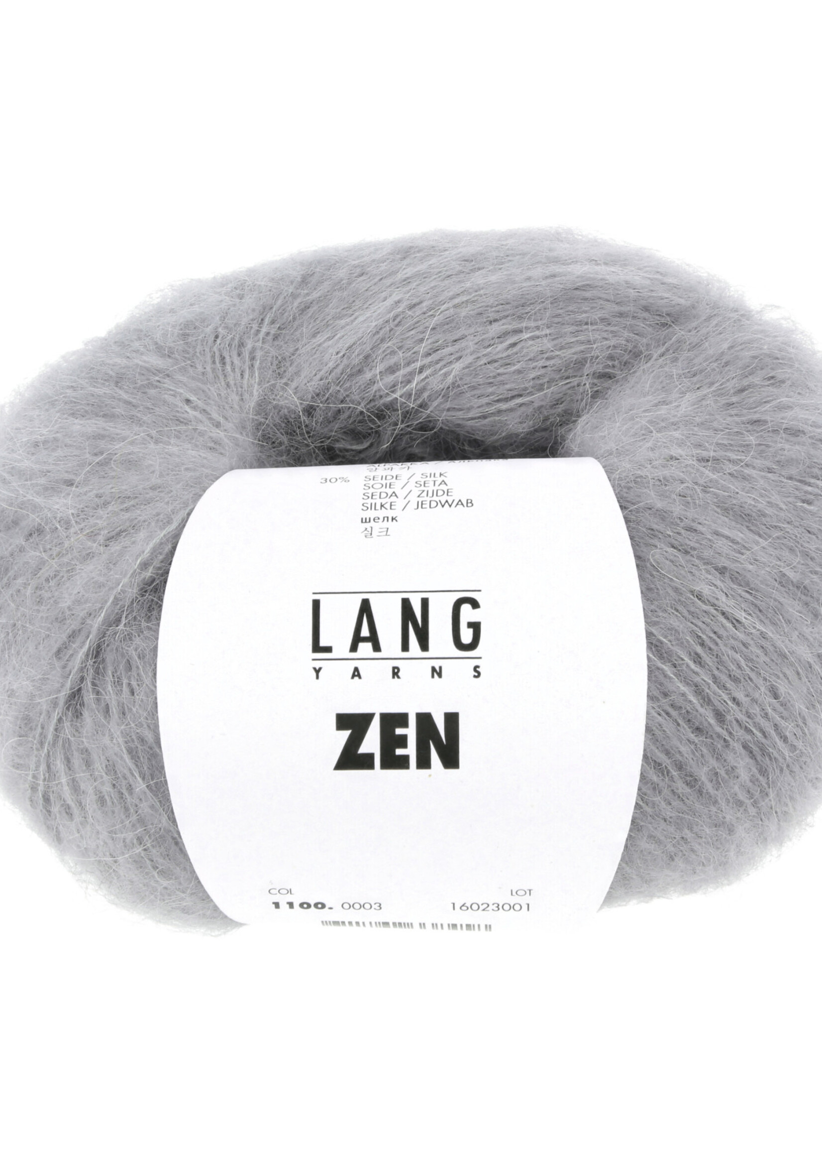 Lang Lang Yarns Zen | 0003 lichtgrijs melange