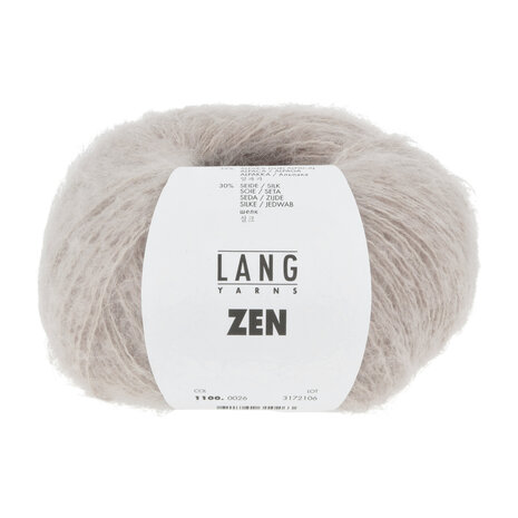 Lang Lang Yarns Zen | 0026 zand Lang Lang Yarns Zen | 0026 zand