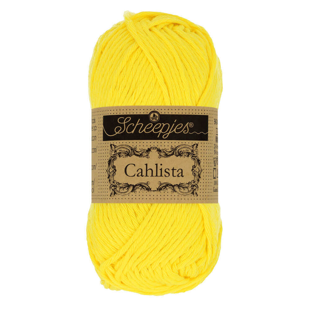 Scheepjes Scheepjes Cahlista | 280 Lemon Scheepjes Scheepjes Cahlista | 280 Lemon