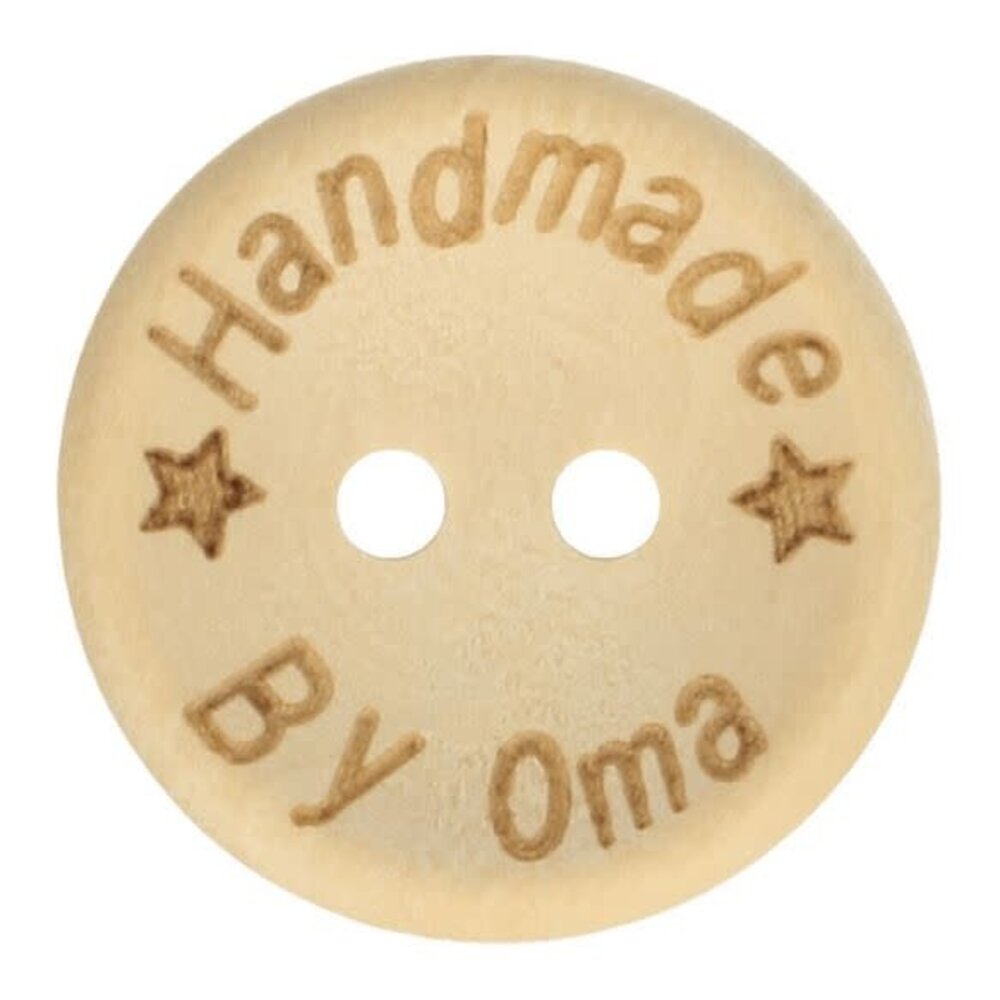 Houten knoop handmade by oma Houten knoop handmade by oma