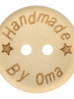 Houten knoop handmade by oma