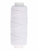 Milward Rimpelelastiek op klos 0,75mm wit