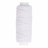 Milward Rimpelelastiek op klos 0,75mm wit